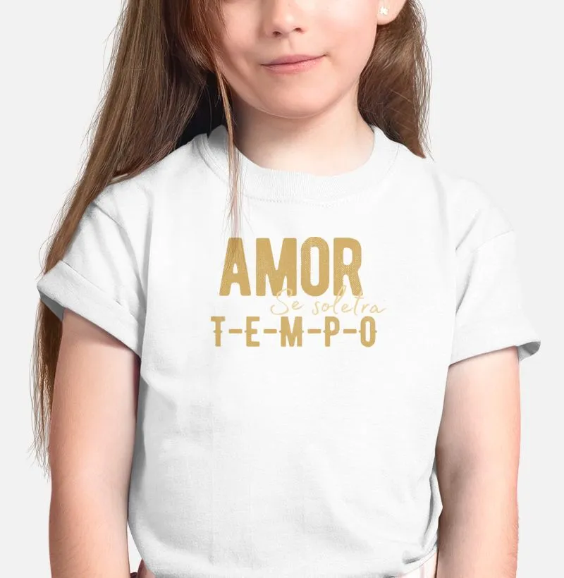 Camiseta Mini | Amor se Soletra Tempo - Festiva