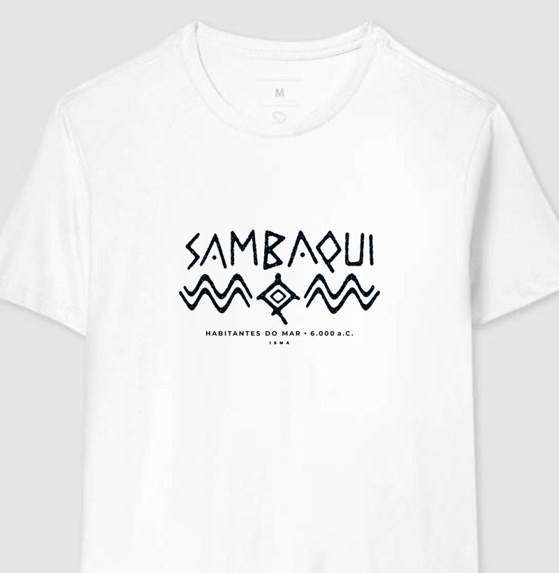  Habitantes do Mar - Carvão - Camiseta