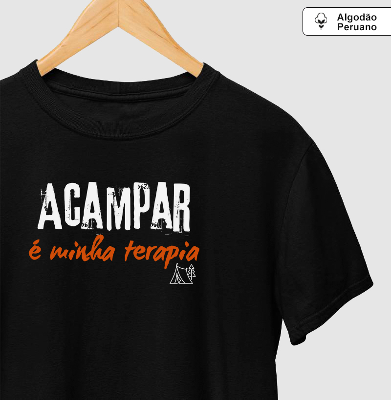 Acampar é minha terapia