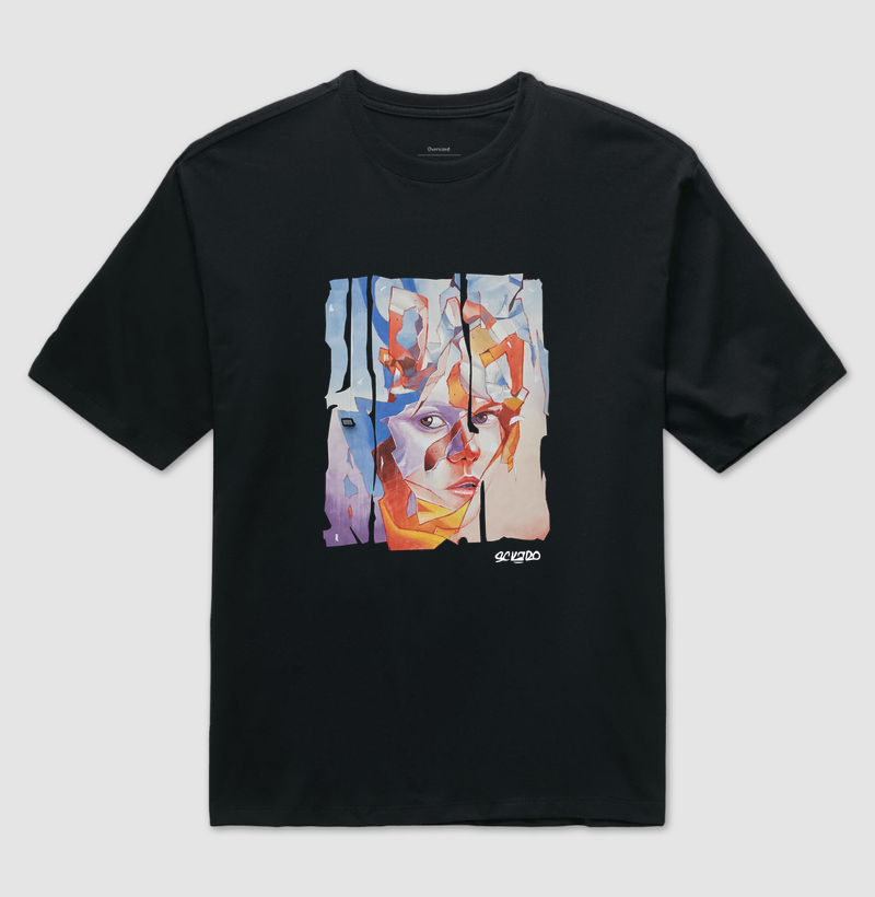 Sckado | Rosto Fragmentado — Camiseta Oversized