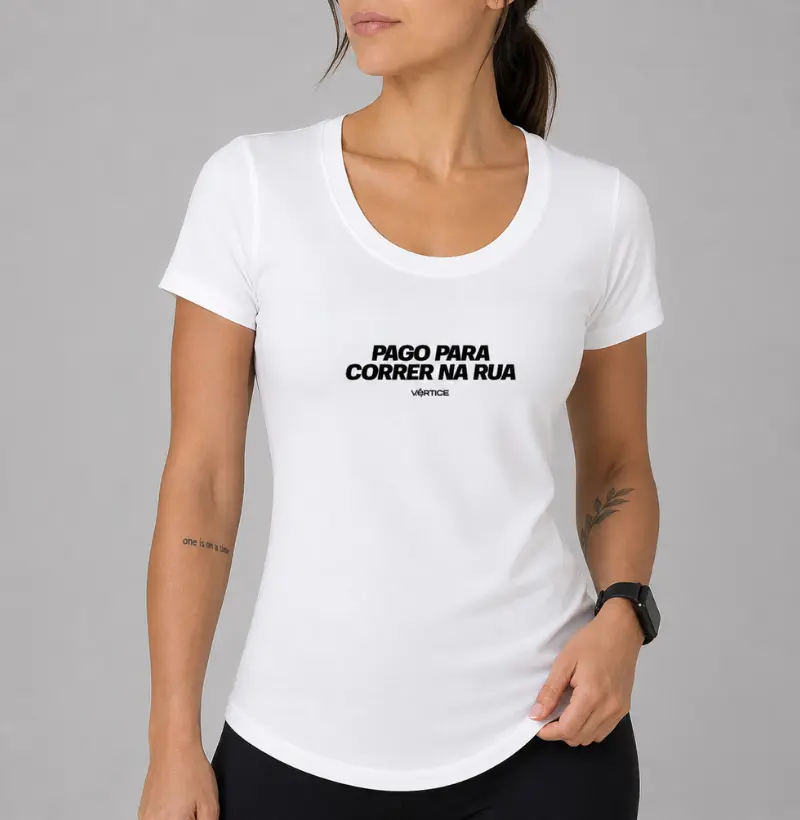 Baby look - Pago para correr na rua