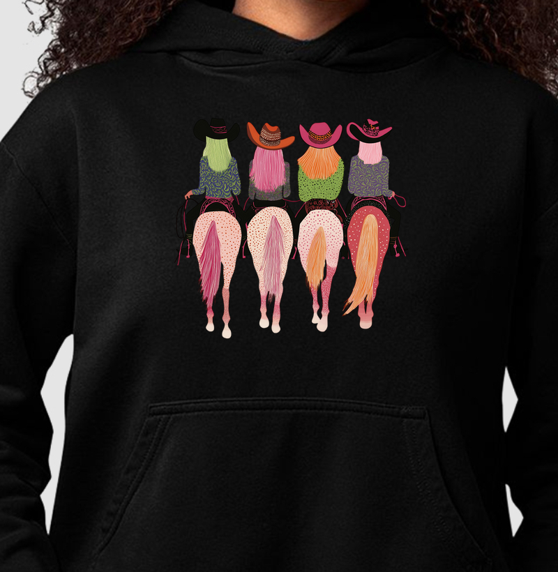 Cowgirls Moleton Hoodie Agromoda®