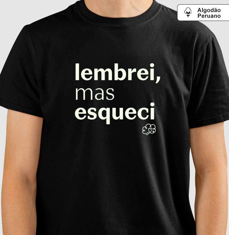 Lembrei, mas esqueci