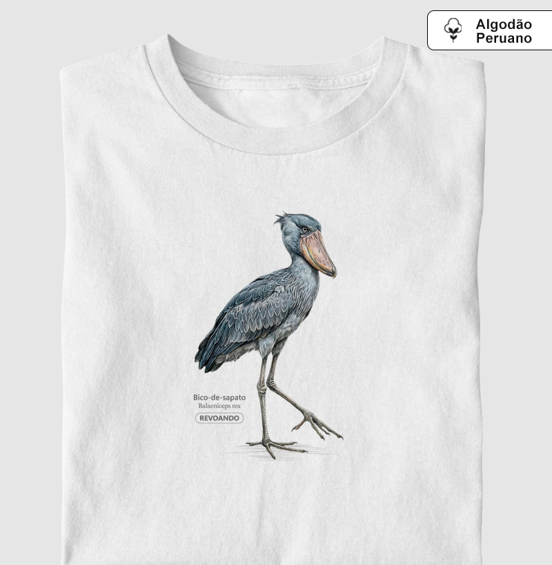 Traços Alados - Bico-de-sapato - Algodão Peruano