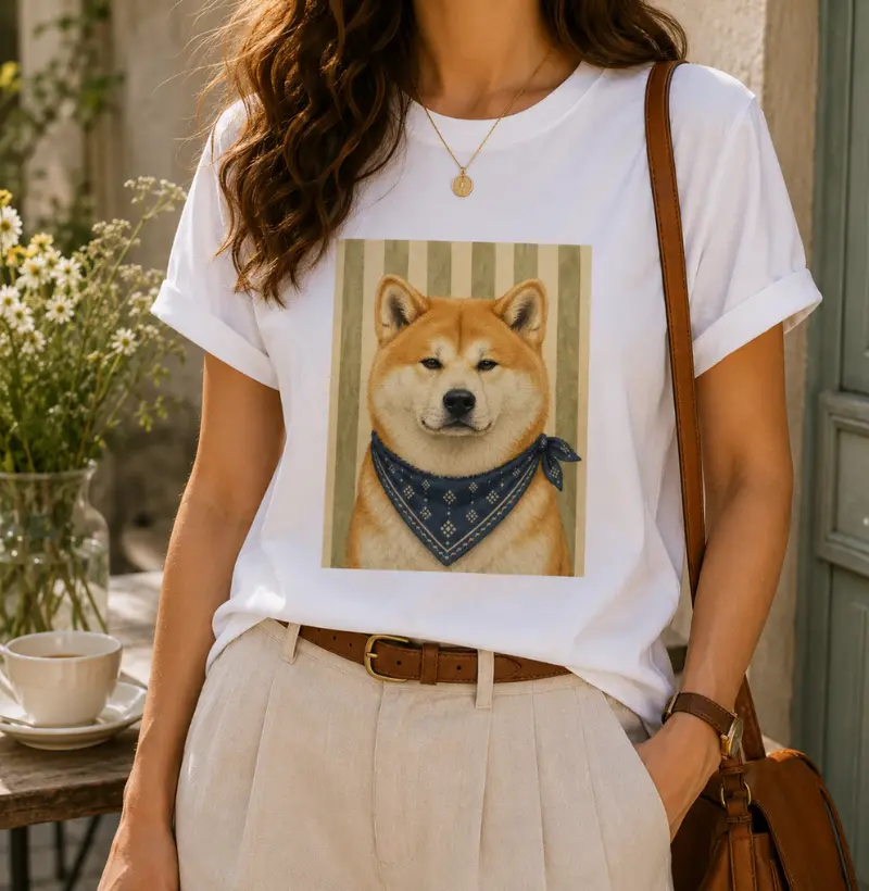 Akita - Gentle Paws - Camiseta