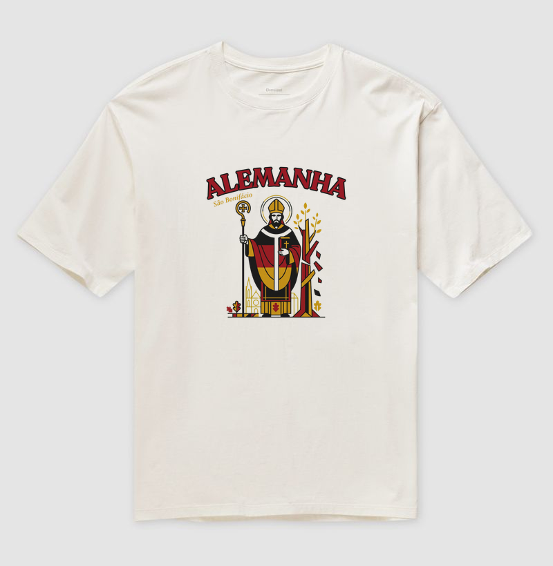 Camiseta Oversized Alemanha São Bonifácio