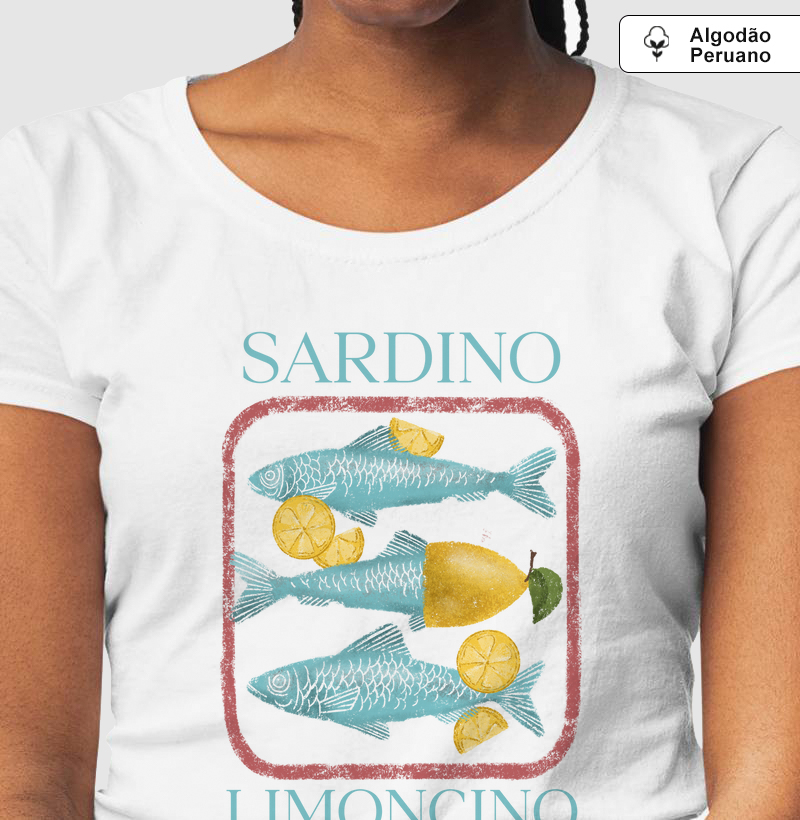 Camiseta Algodão Peruano Sardino