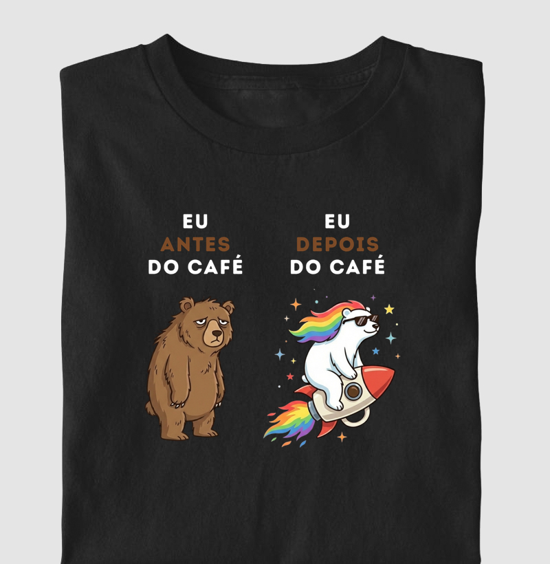 Eu Antes e Depois do Café