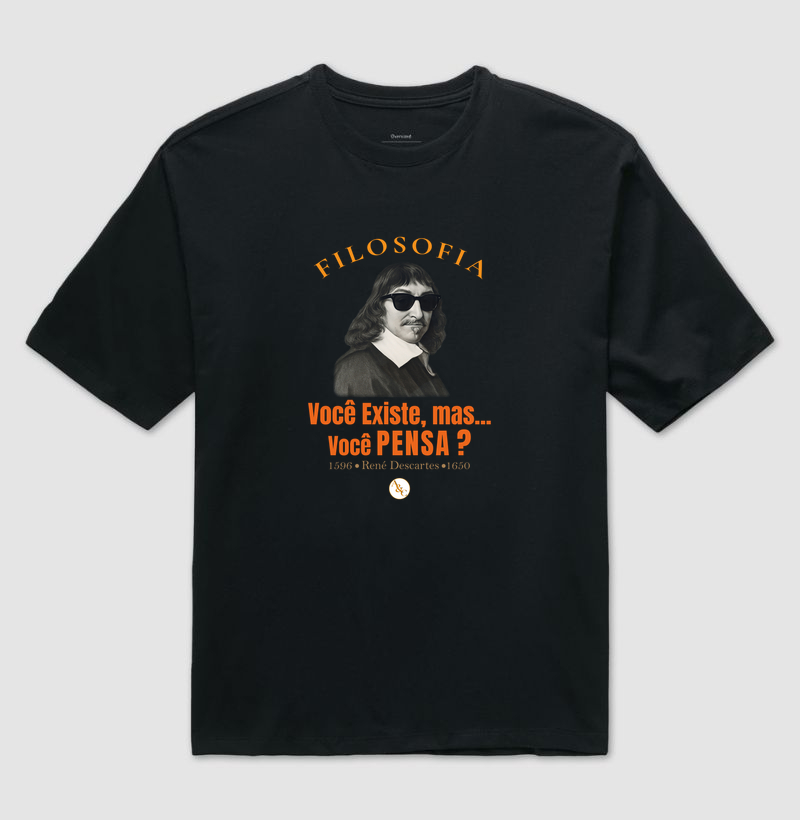 Camiseta Filosofia - Descartes