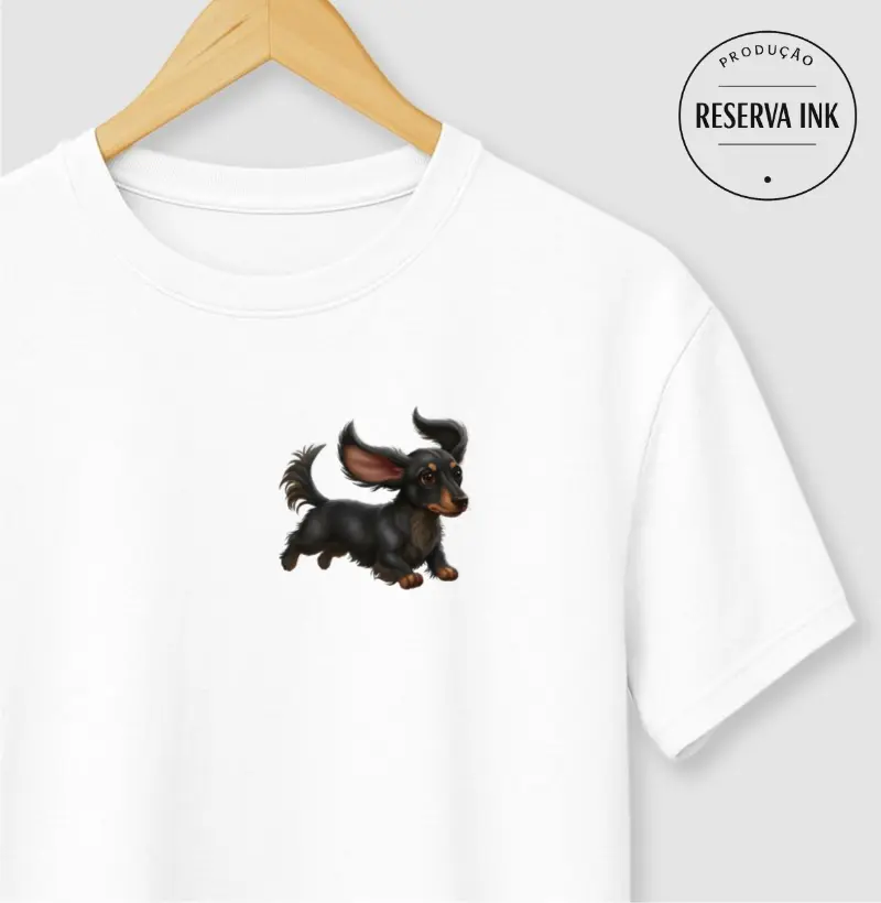 Dachshund ou Salsichinha Pelo Preto Longo
