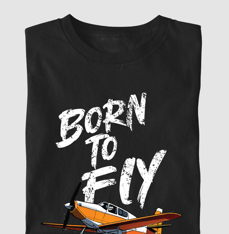 Camiseta Infantil - Born to fly