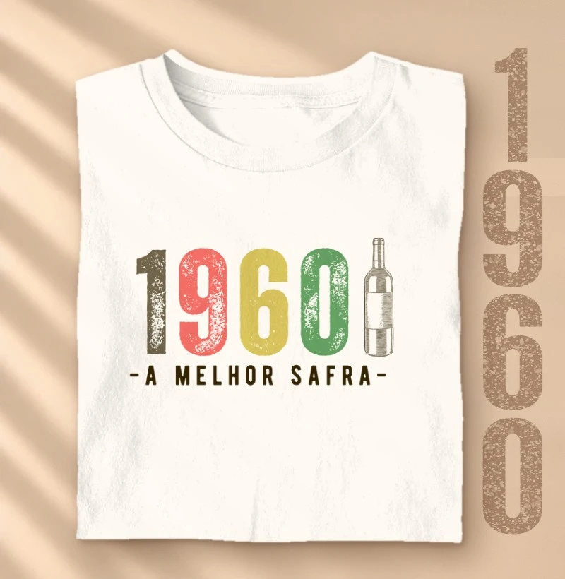 Camiseta Vinho - A Melhor Safra 1960
