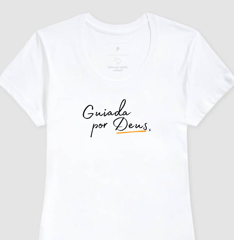 T-Shirt Guiada por Deus