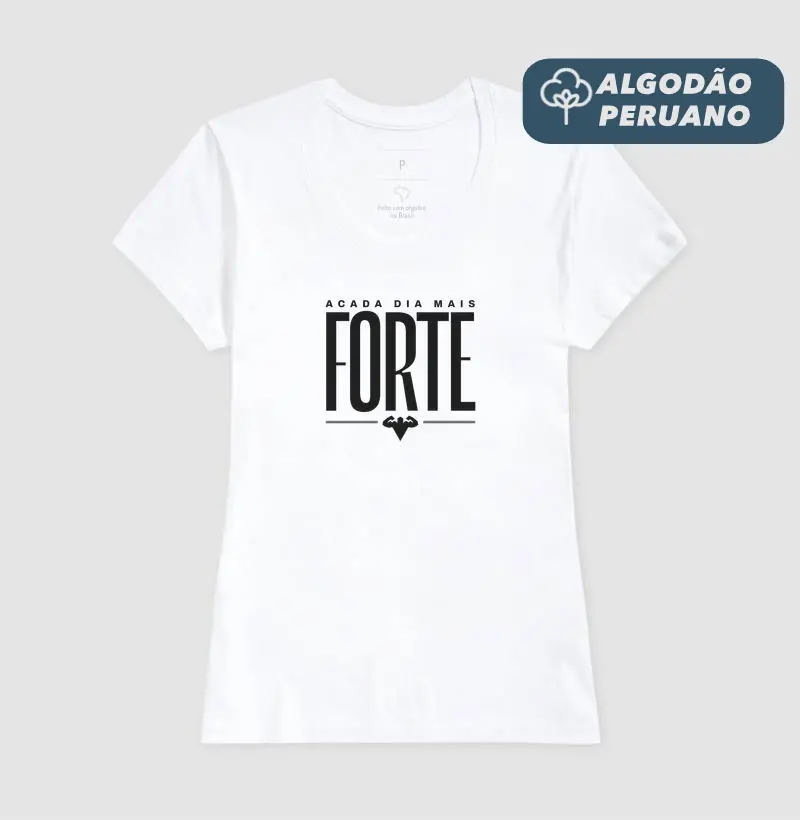 A Cada Dia Mais Forte - Estampa Preta