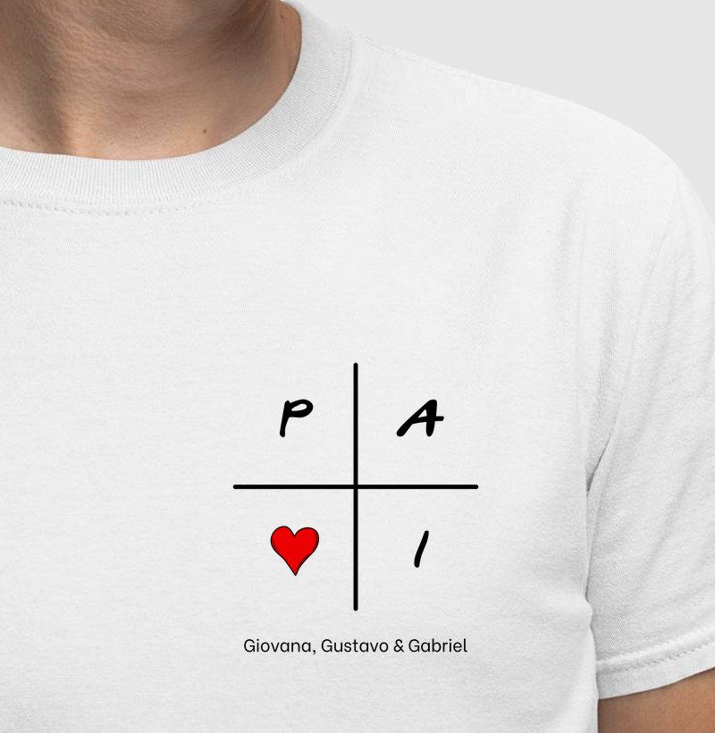 Pai Cruz Branca Bolso