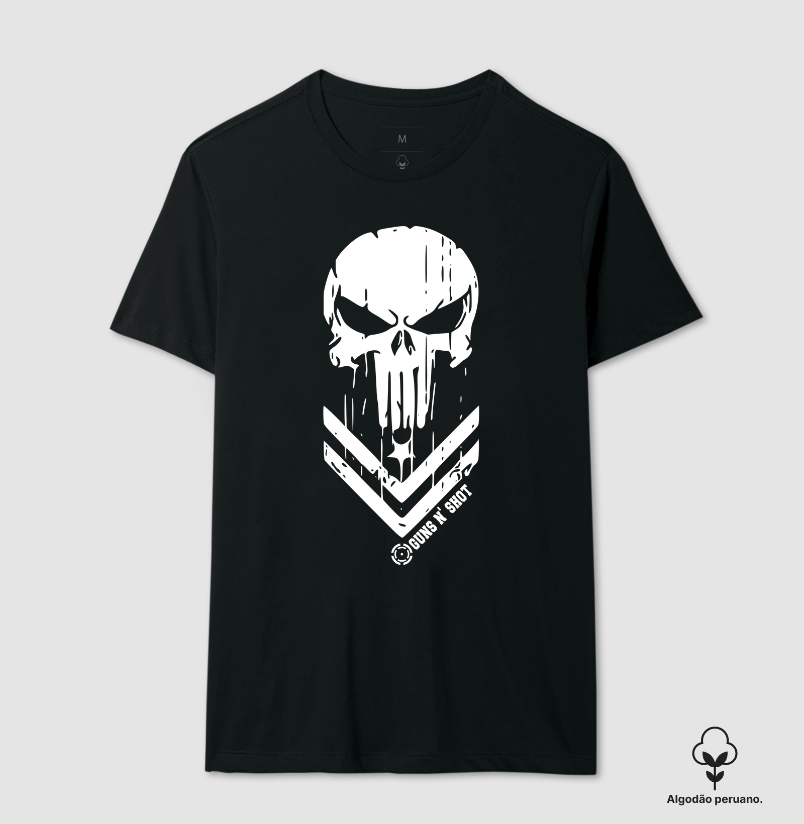 Justice Star Tiro Esportivo - Camiseta Algodão Peruano