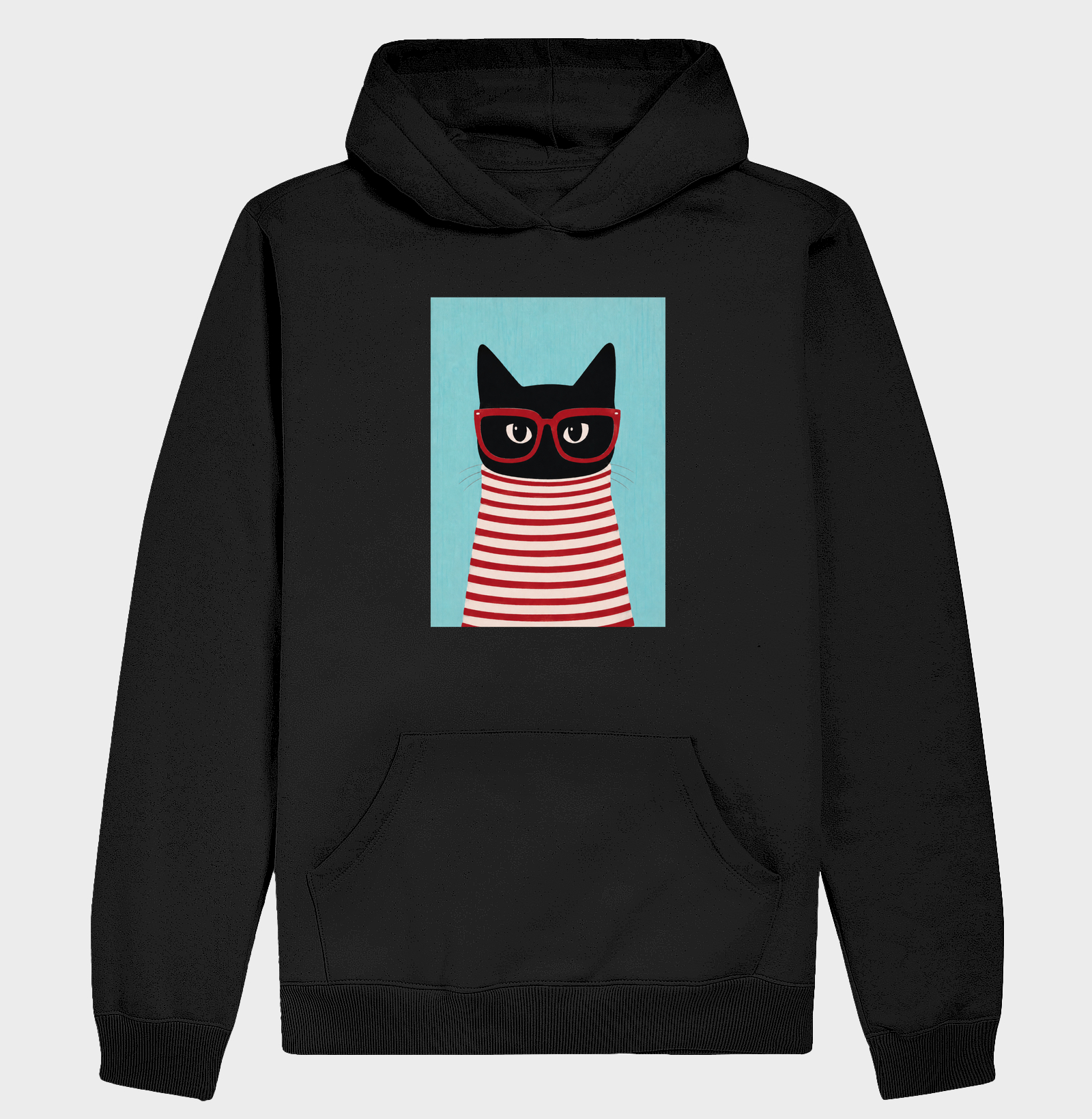 Gato Retrô - Hoodie Moletom