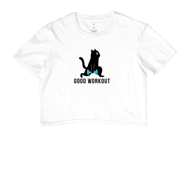 Cropped Good Workout Gato No Foco 1