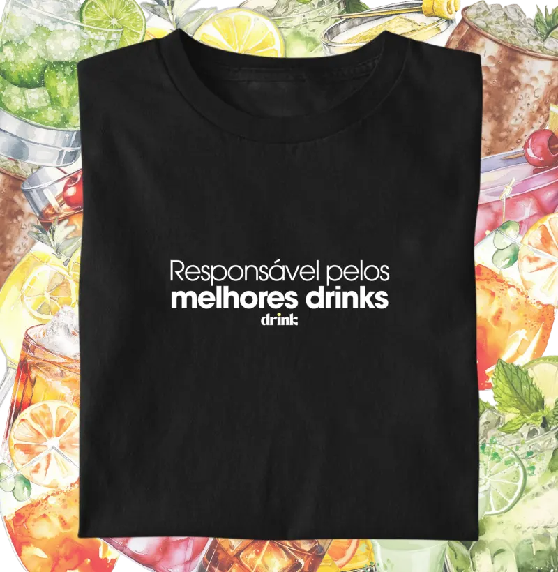 Responsável pelos melhores drinks