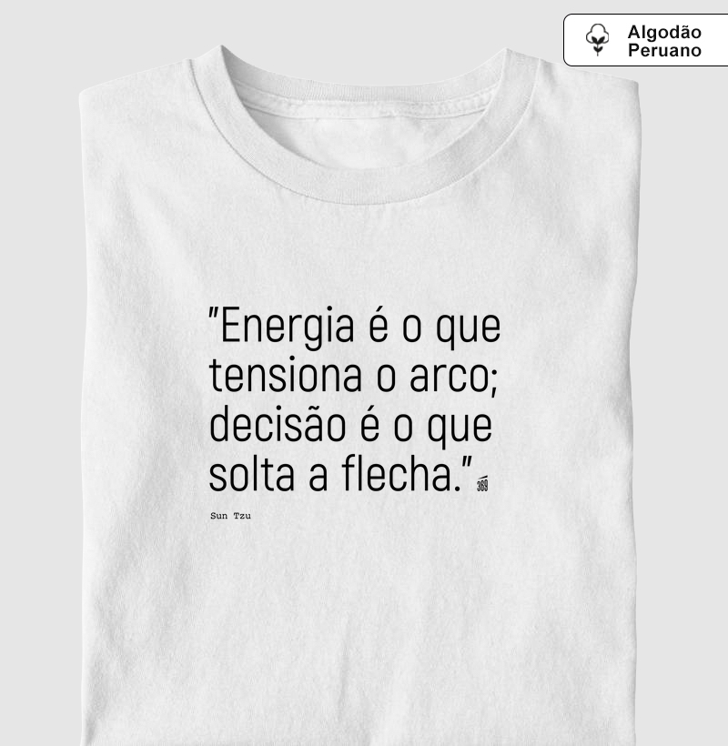 Energia é o que tensiona o arco