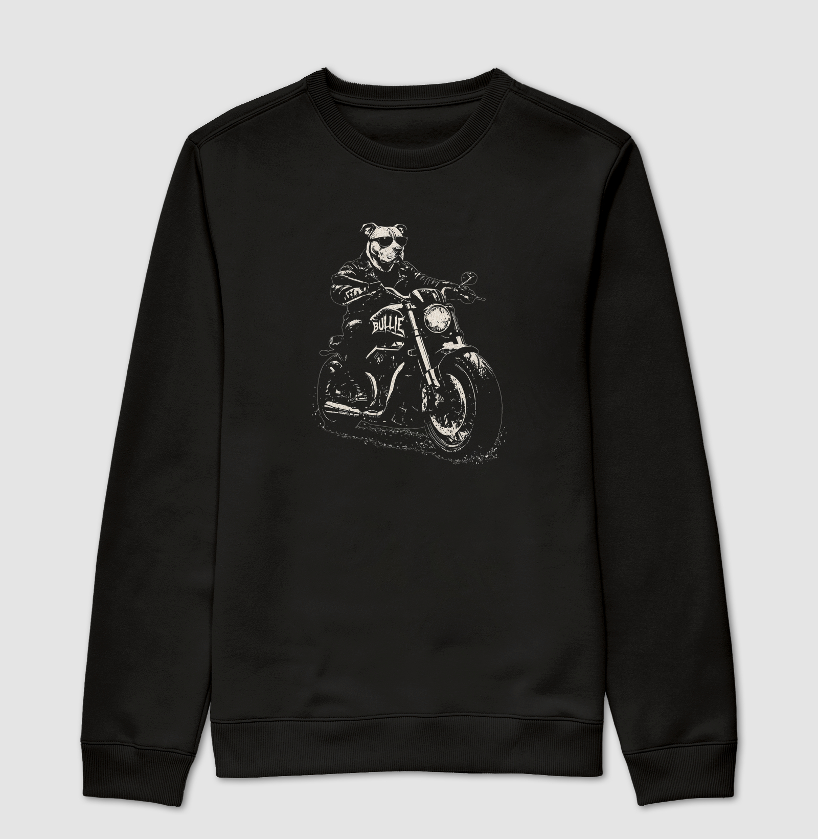 PITBULL MOTOCICLISTA