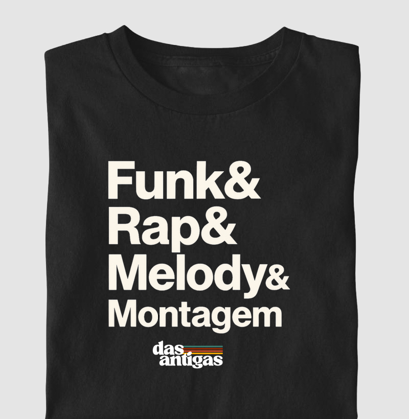 Rap&, Melody&, Montagem.