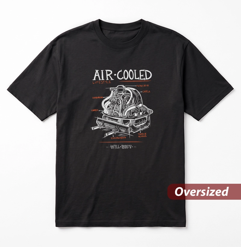 Aircooled Lifestyle | Colorido - Camiseta Oversized