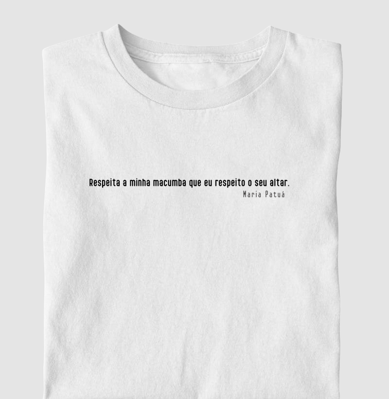 Respeita minha macumba que eu respeito o seu altar