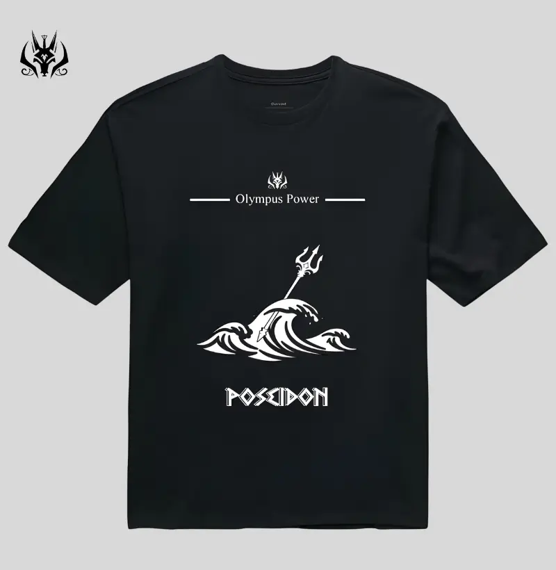 Camiseta Oversized - Poseidon (Edição Olympus Power)