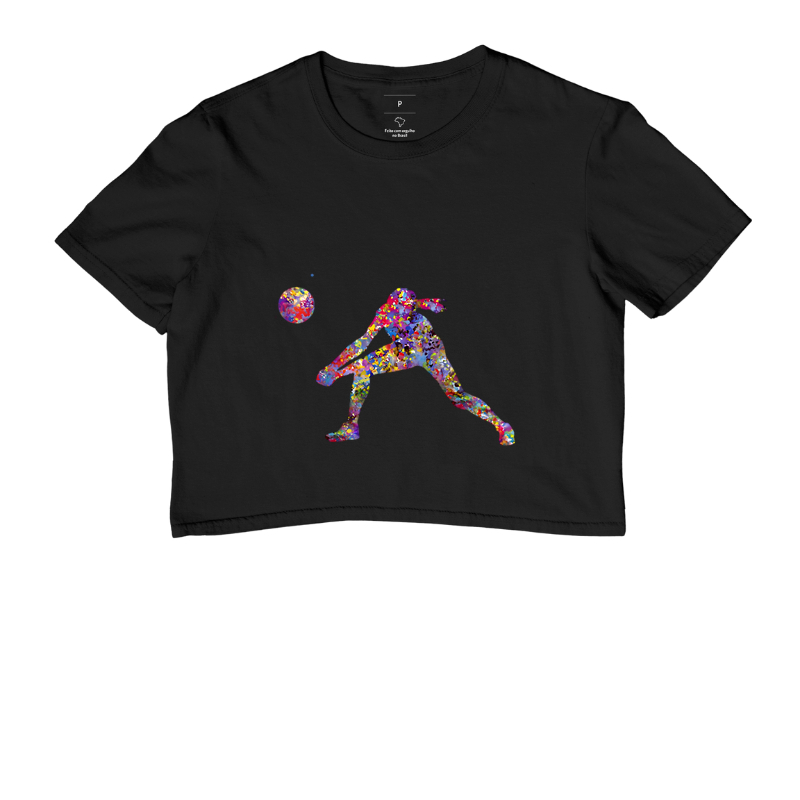 Camiseta Cropped - Volei 