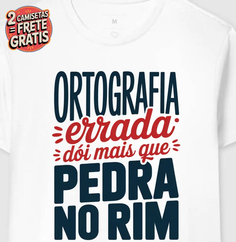 Ortografia Errada dói mais que pedra nos rins
