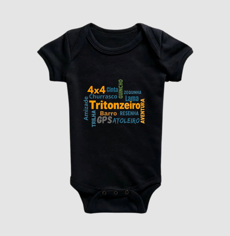 Tritonzeiro e cia - Body Infantil