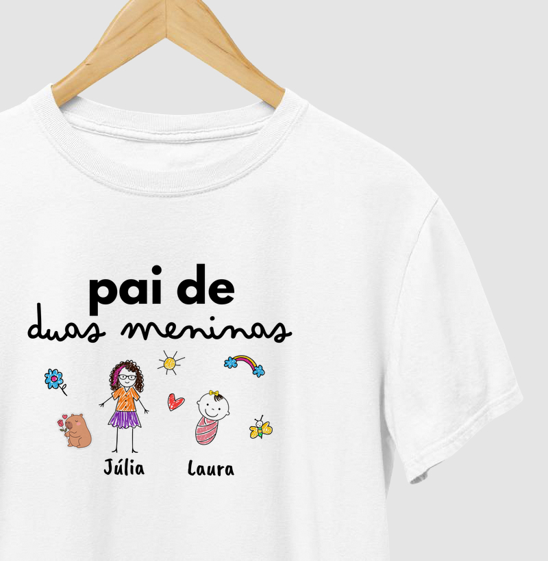 Pai de duas - Menina e Bebê