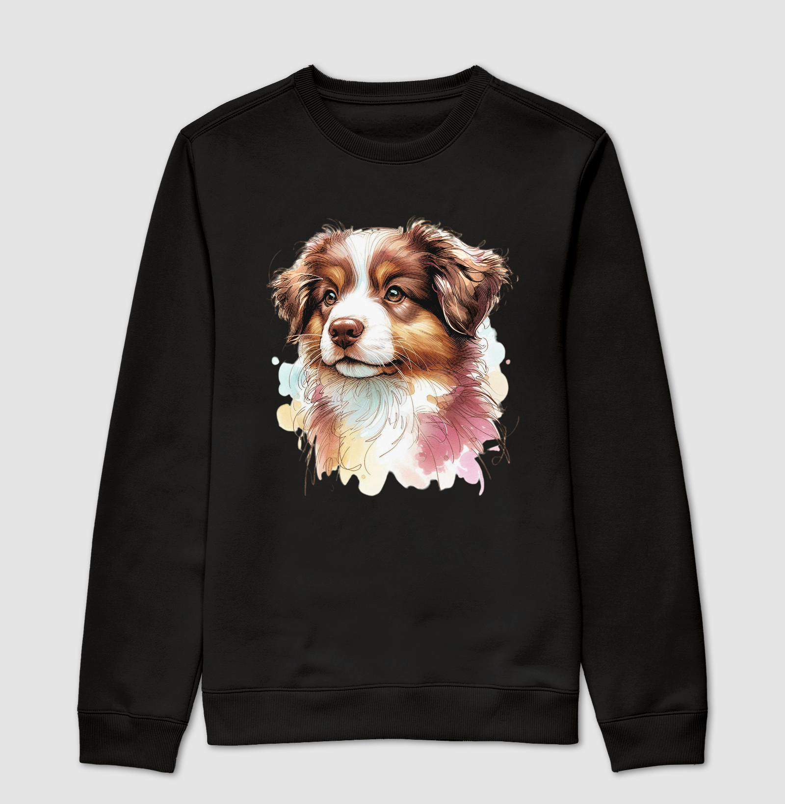 Australian Shepherd Red Merle Tricolor Puppy