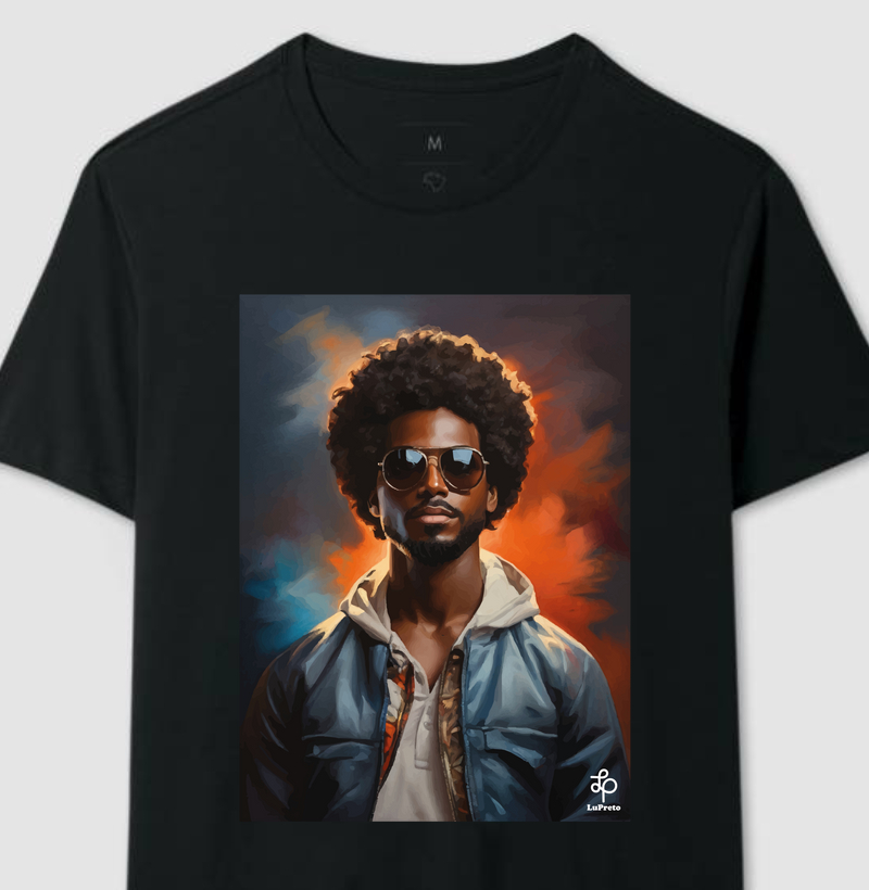 Homem Jaqueta azul óculos