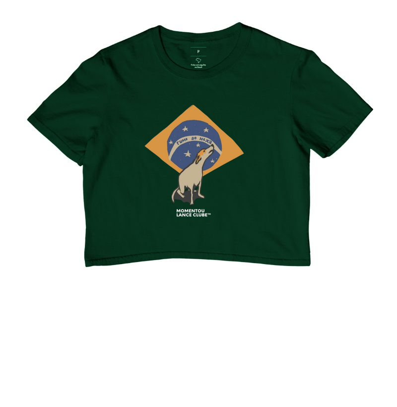 (Copa) Caramelo Rumo Ao Hexa Cropped