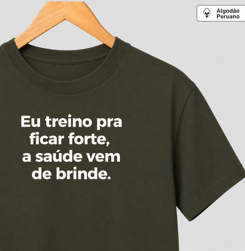 Eu treino pra ficar forte