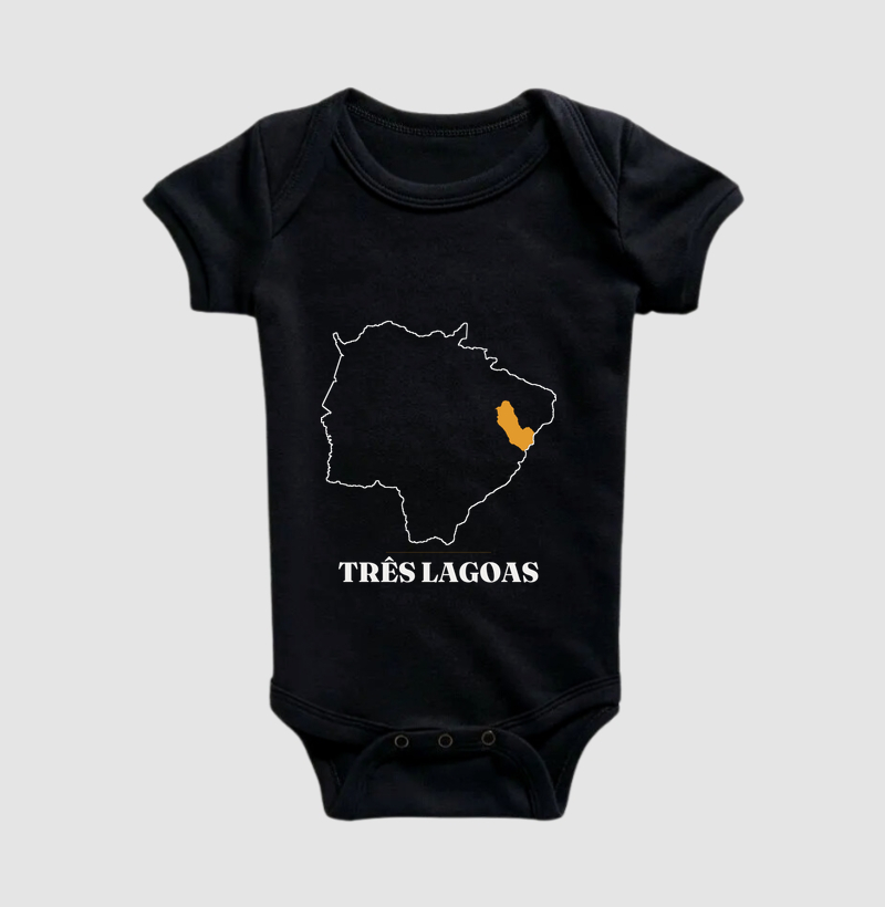 Três Lagoas | Traço MS - Body Infantil