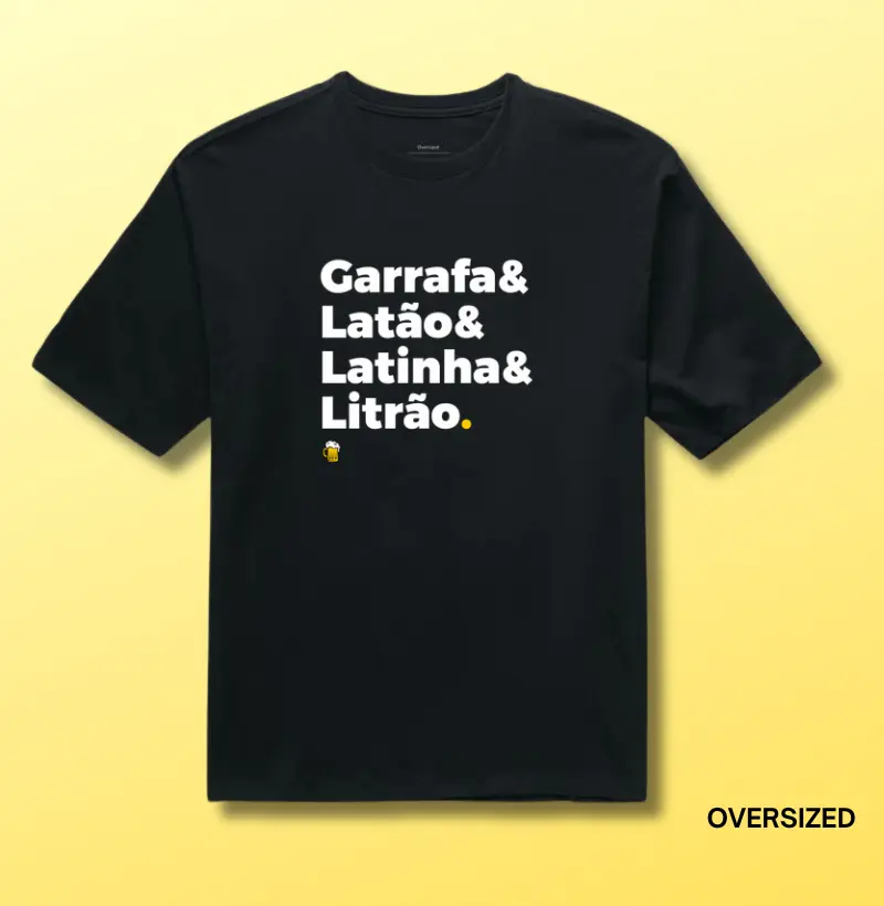 Garrafa Latão Latinha Litrão
