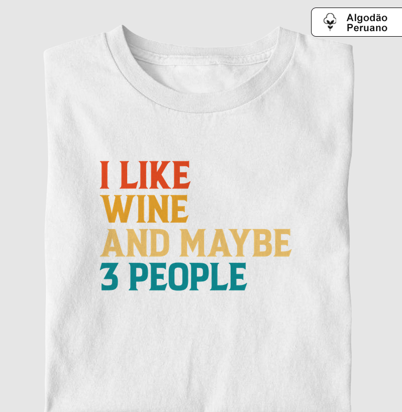 Camiseta I Like Wine