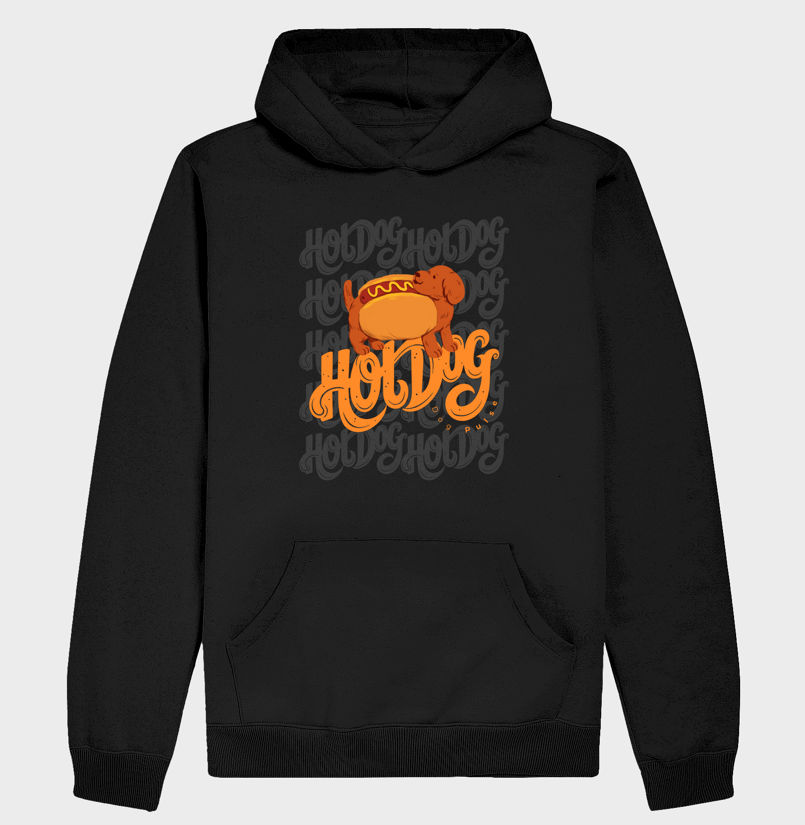 Hoodie Moletom Dog Pulse Hot Dog - Dog Tradicional