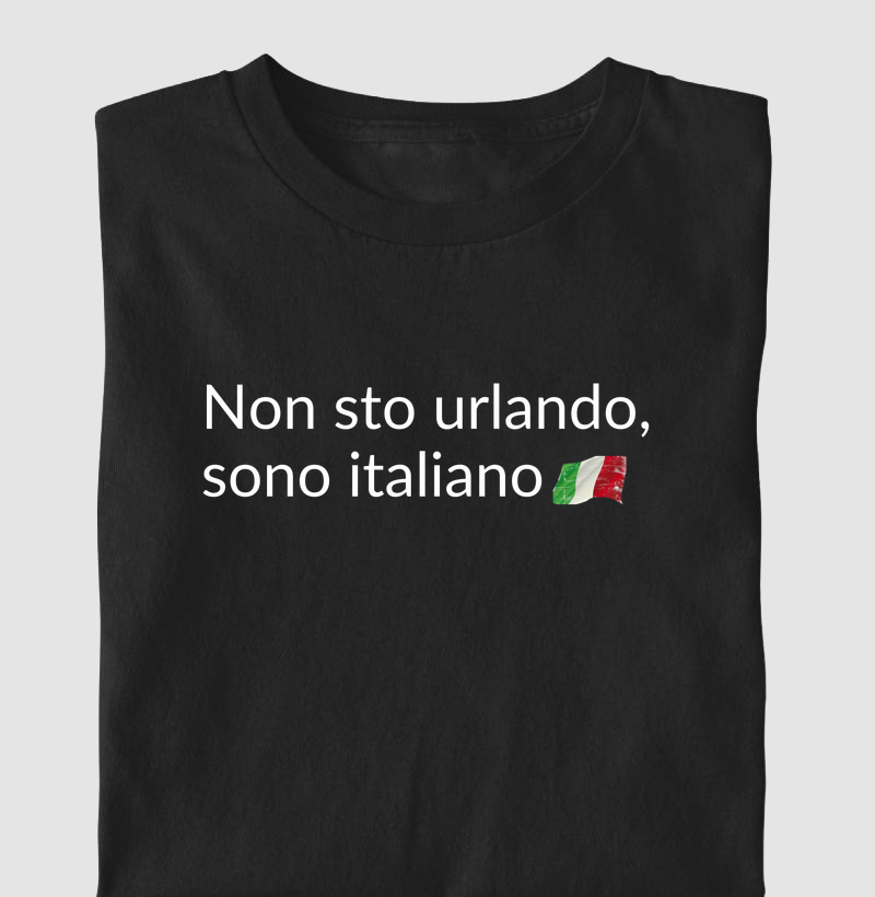Non sto urlando!