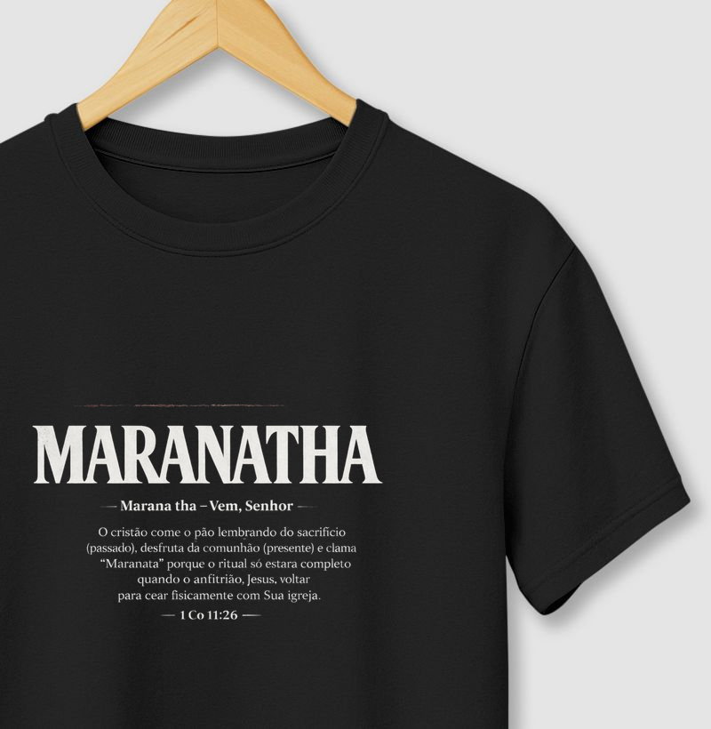 Camiseta "Maranatha"