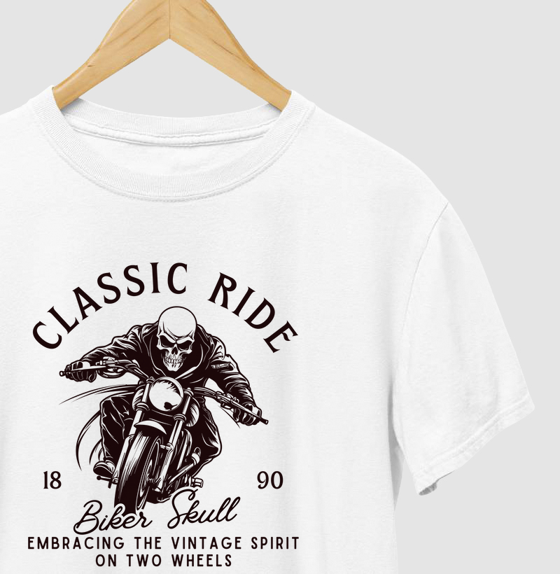 Classic Ride - Biker Skull