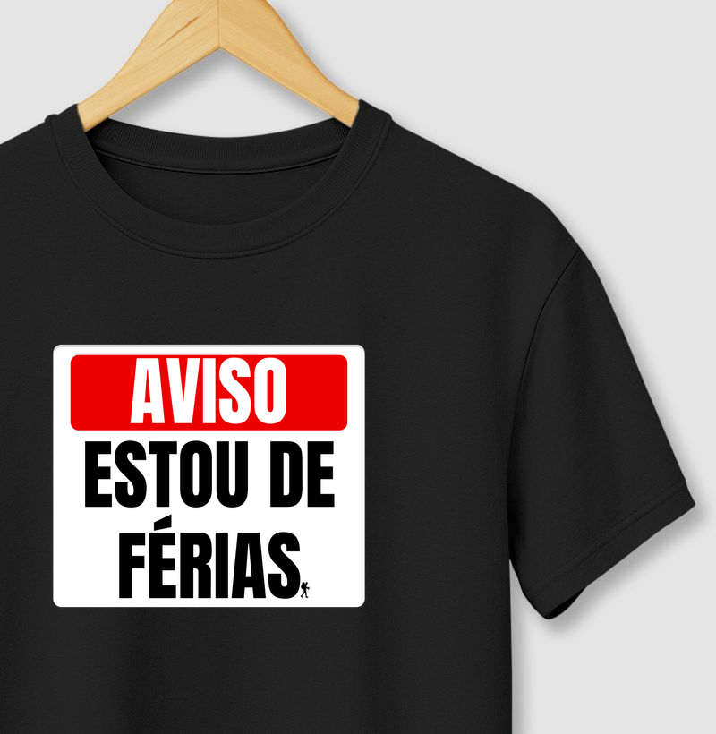 Aviso - Estou de Férias