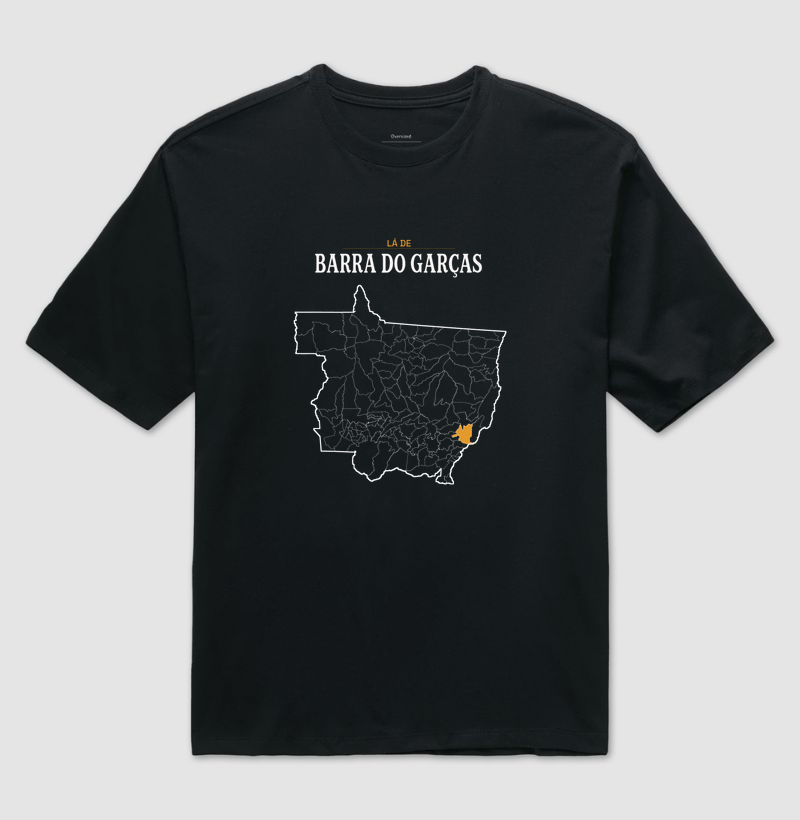 Barra do Garças | Território MT - Camiseta Oversized