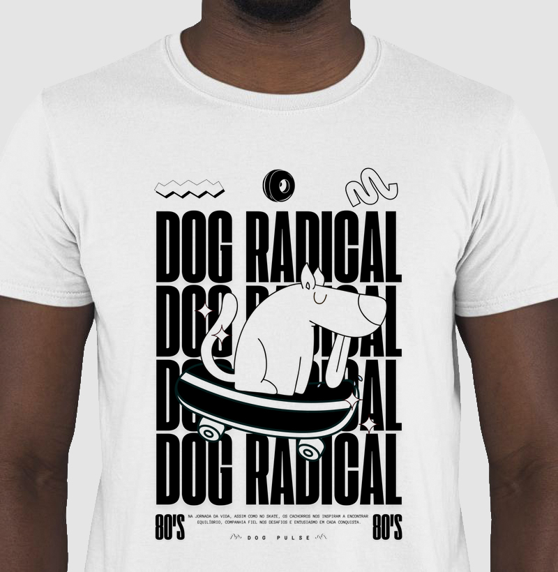 Camiseta Dog Pulse Radical White - Dog On Fire