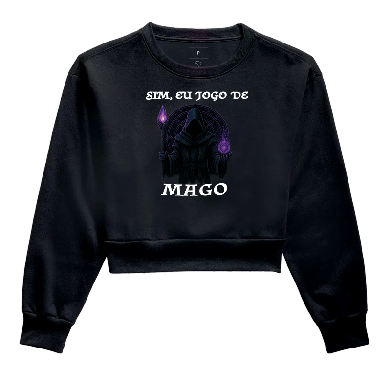 Sim, Eu Jogo de Mago – Camiseta Gamer para Jogadores de RPG, D&D e Magos de Mesa