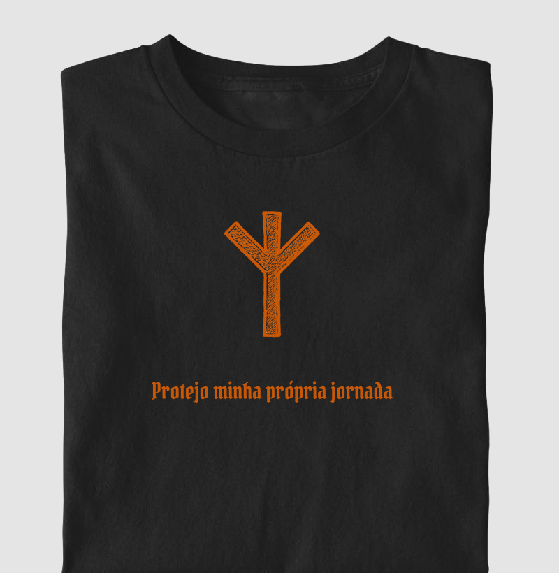 Camiseta Runa Algiz – Protejo Minha Própria Jornada