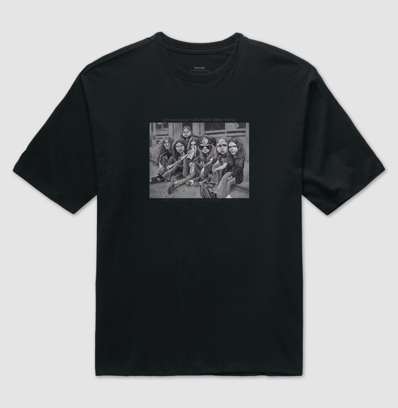 Lynyrd Skynyrd - Arte - Camiseta Oversized